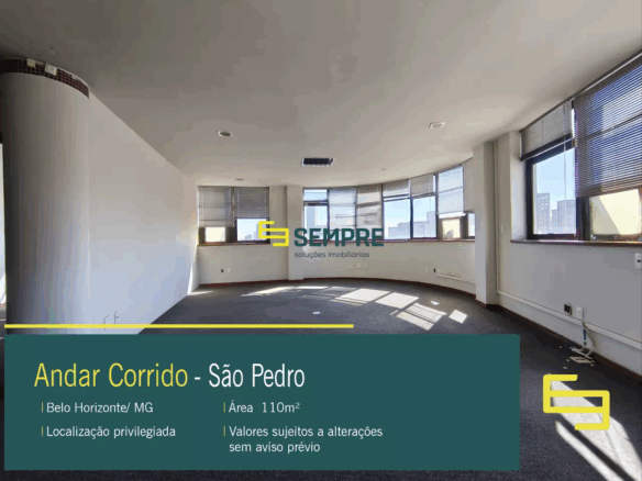 Aluguel de Andar Corporativo no São Pedro