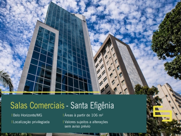 Aluguel de Salas Comerciais no bairro Santa Efigênia