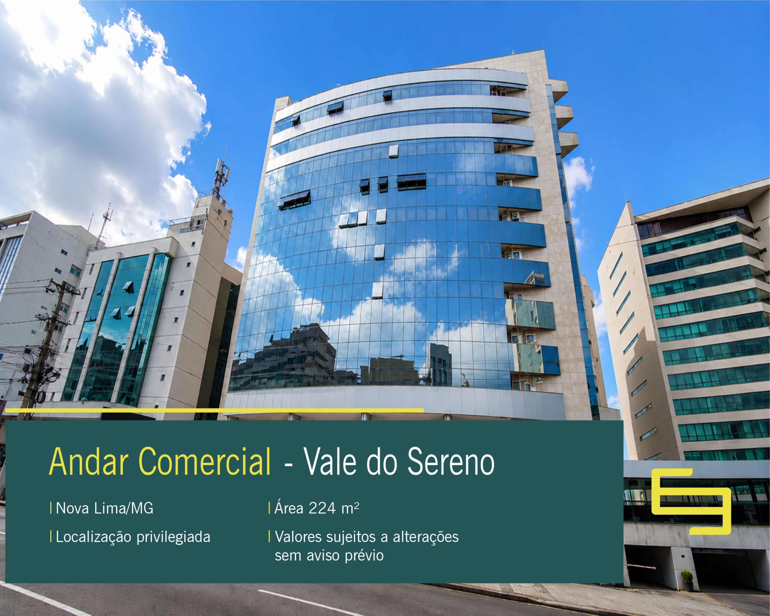 Andar para alugar no Vale do Sereno com localização estratégica, infraestrutura moderna e excelente visibilidade para sua empresa. Confira!
